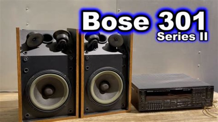 Are Bose 301 speakers magnetically shielded?