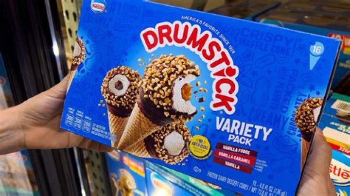 Are drumsticks real ice cream?