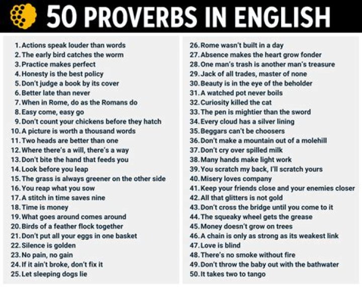 Are there any insect related proverbs or quotes?