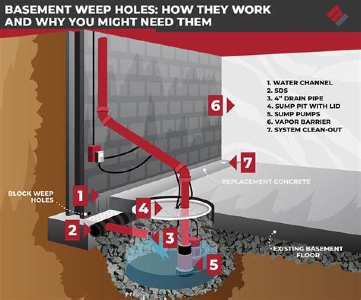 Can a basement drain prevent water from leaking?