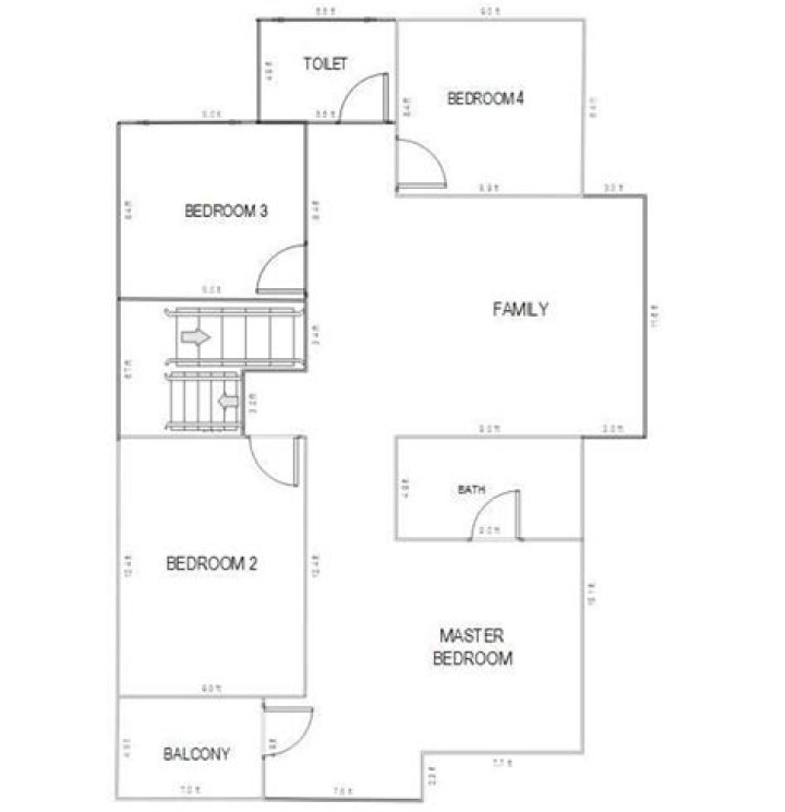 Can a house have more than four bedrooms?