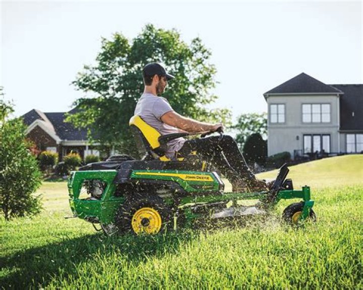 Can a John Deere walk mower be used on a golf course?