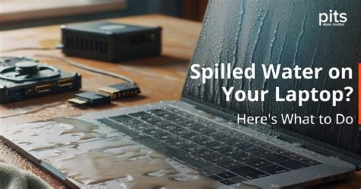 Can a laptop still work if you spill water on it?