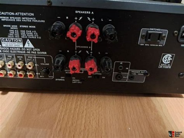 Can a NAD C372 be used as a subwoofer?
