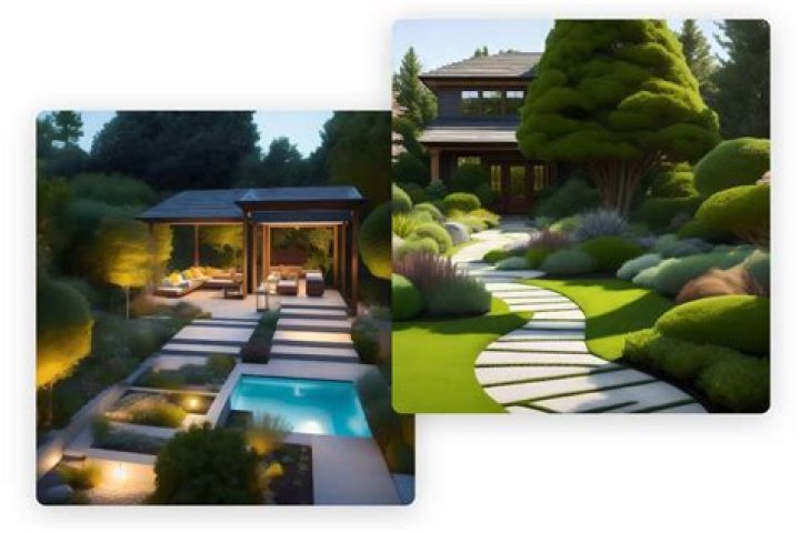 Can a photo be used to design a landscape?