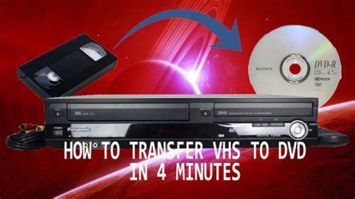 Can a VHS tape be copied to a DVD?