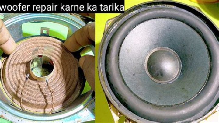Can a woofer be repaired?