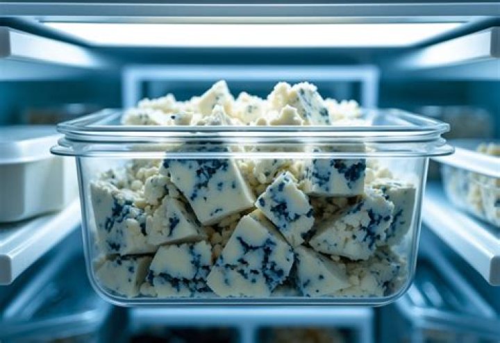 Can blue cheese crumbles be frozen?