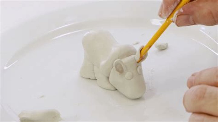 Can dried clay be put in water?