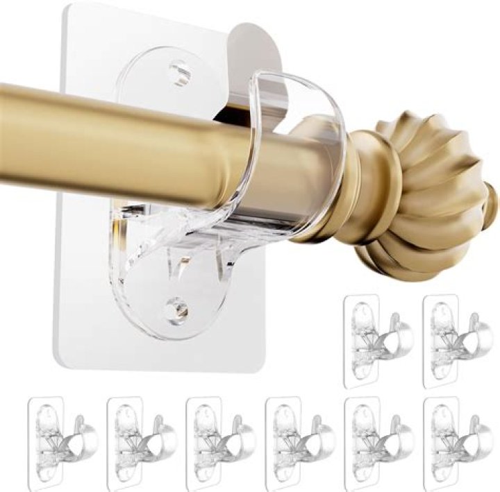 Can drywall hold curtain rods?
