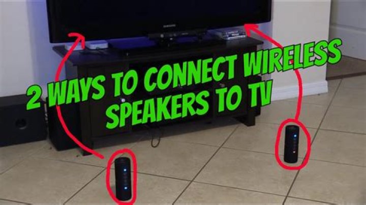 Can I add wireless speakers to my TV?
