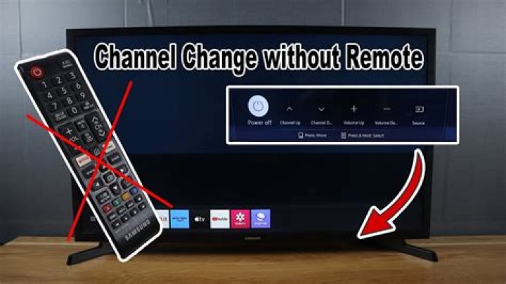 Can I change channel without remote?