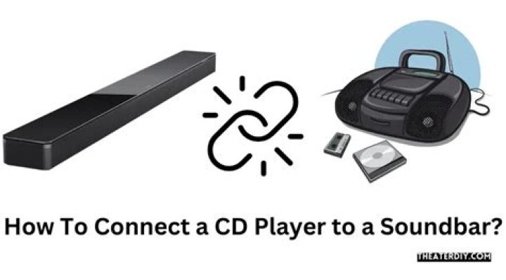 Can I connect a CD player to my soundbar?