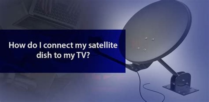 Can I connect a satellite dish straight to my TV?