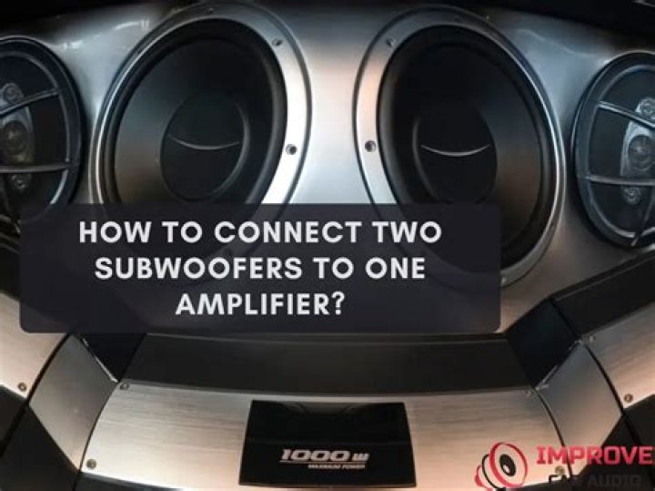 Can I connect two active subwoofers?