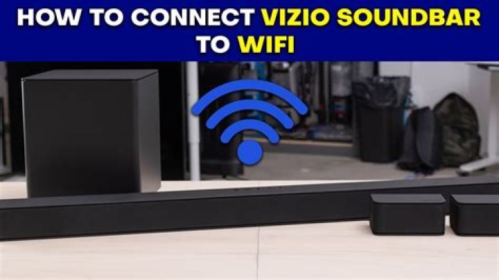 Can I connect Vizio soundbar to WiFi?