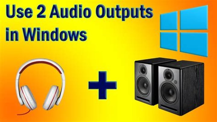 Can I have 2 audio outputs at the same time?