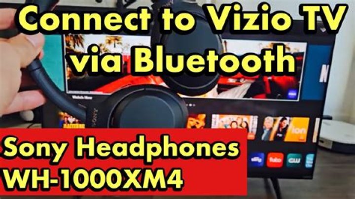 Can I use Bluetooth headphones with my Vizio TV?