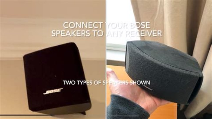 Can I use Bose speakers with a Sony receiver?