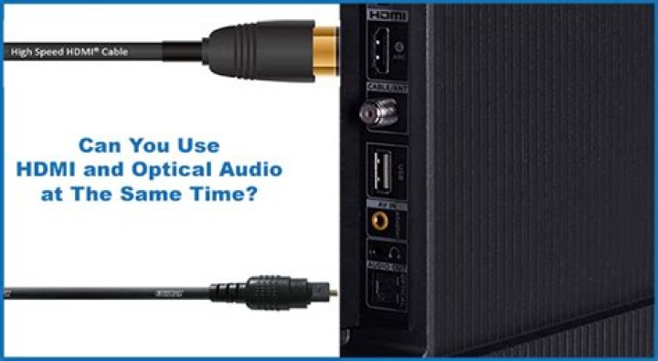 Can I use HDMI and optical audio at the same time?