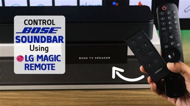 Can I use my TV remote to control Bose soundbar?