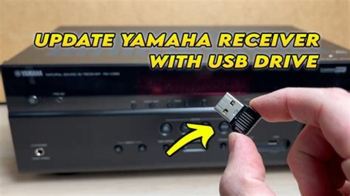 Can t update yamaha receiver?