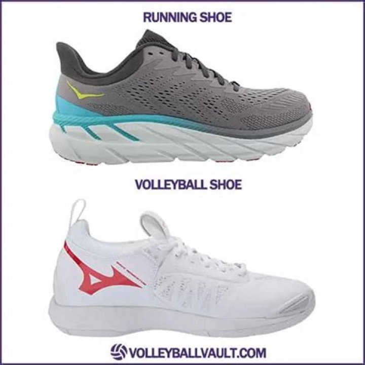 Can volleyball shoes be used for running?