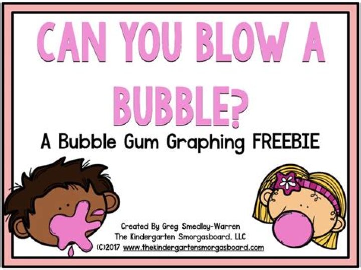 Can you blow a bubble with bubble gum?