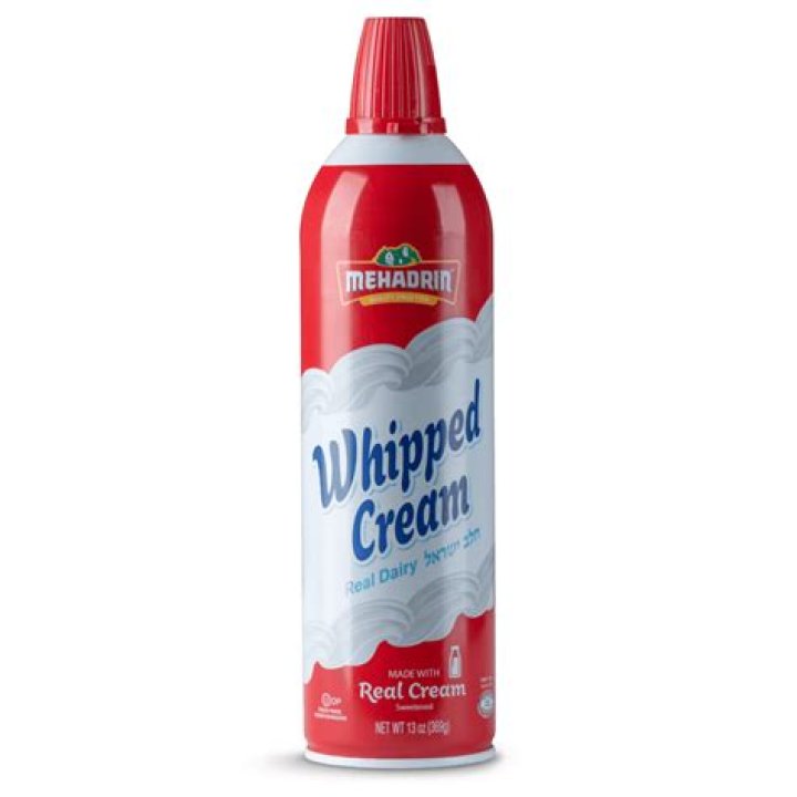 Can you buy whipped cream in a can?