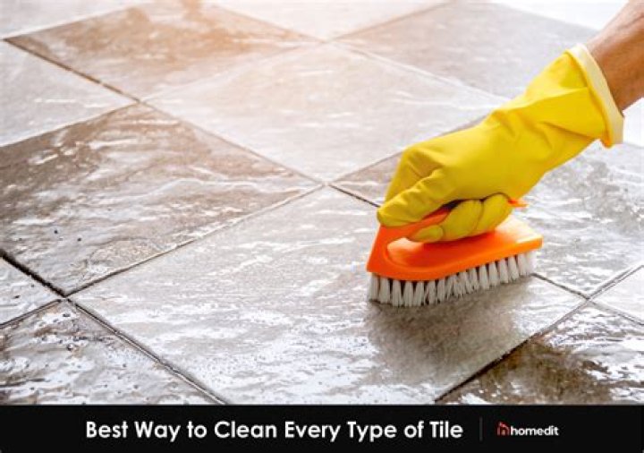Can you clean porcelain tile with soap and water?