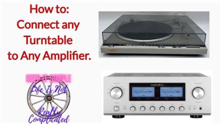 Can you connect a record player to a stereo?