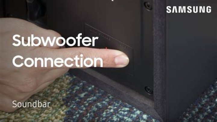 Can you connect a Sony subwoofer to a Samsung soundbar?