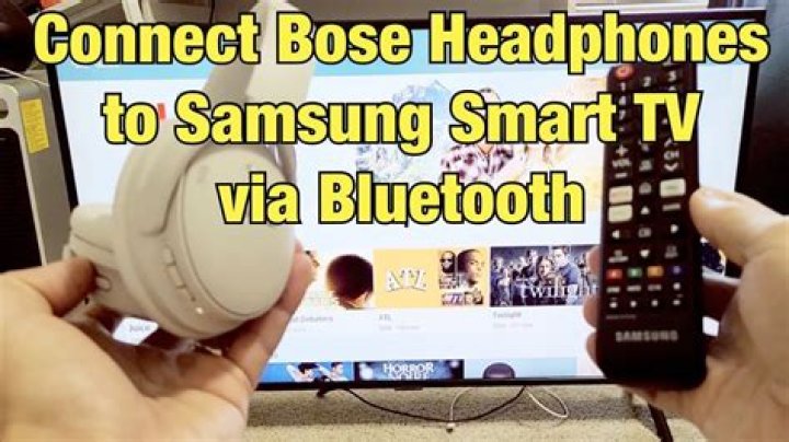 Can you connect Bose headphones to Samsung Smart TV?