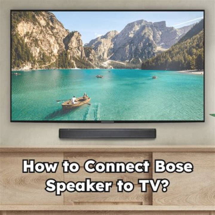 Can you connect Bose speaker to TV with Bluetooth?