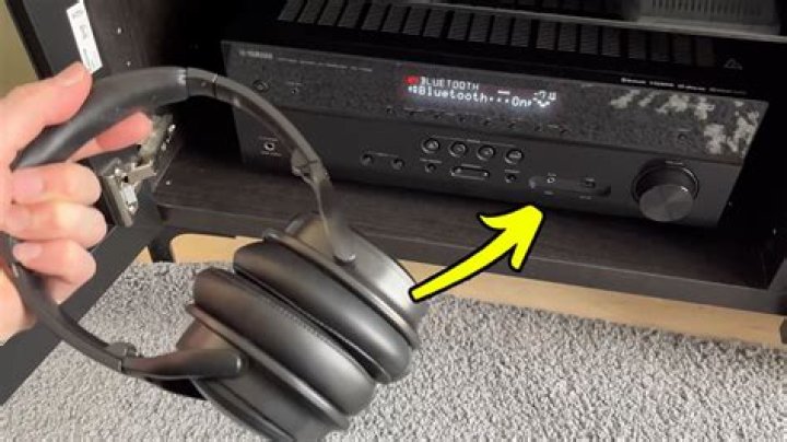 Can you connect headphones to AV Receiver?