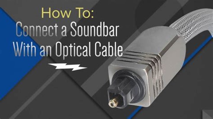 Can you control soundbar with optical cable?