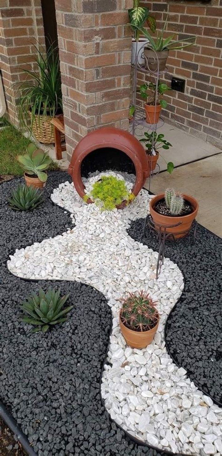 Can You decorate your garden with pebble pebbles?