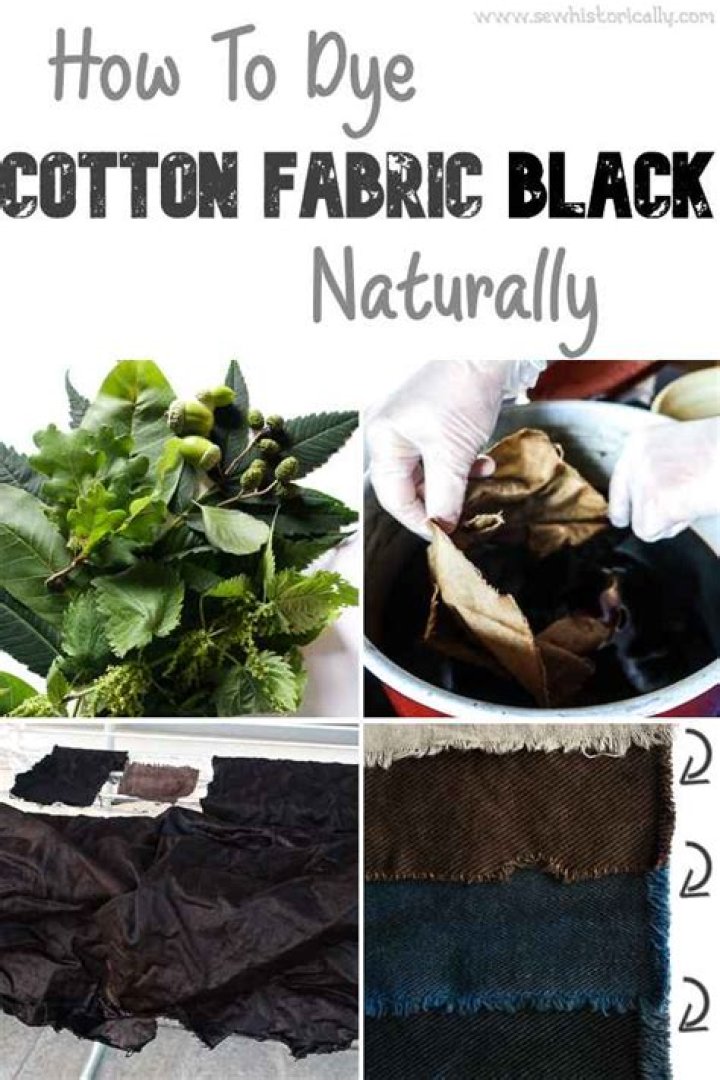 Can you dye green fabric black?
