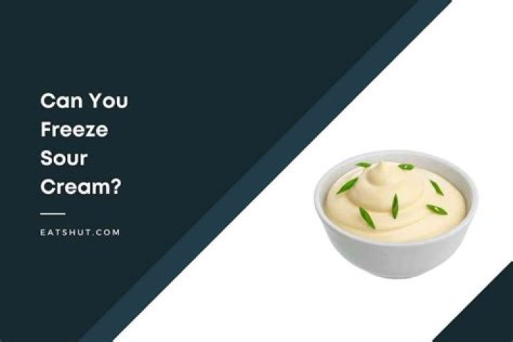 Can you freeze a sauce with cream in it?