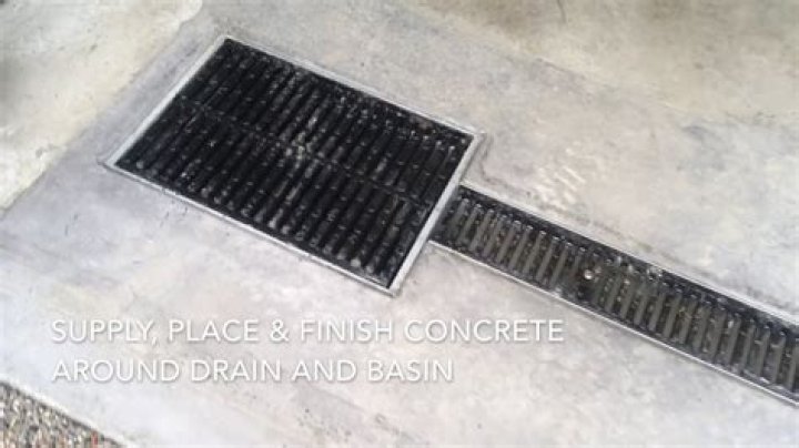 Can you install a floor drain in an existing garage?