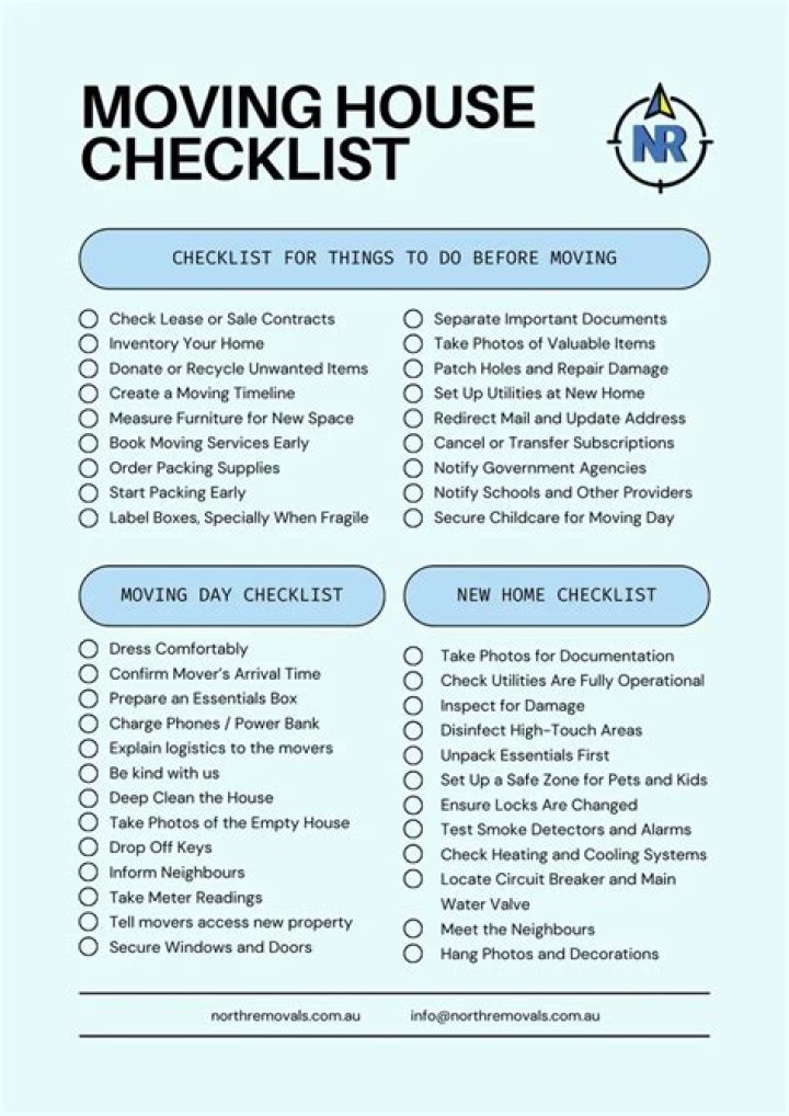 Can you move house any day of the week?