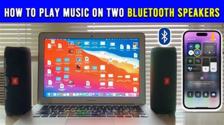 Can you play music on two speakers?