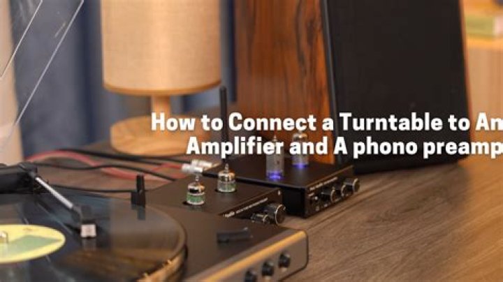 Can you plug a turntable into an amp?