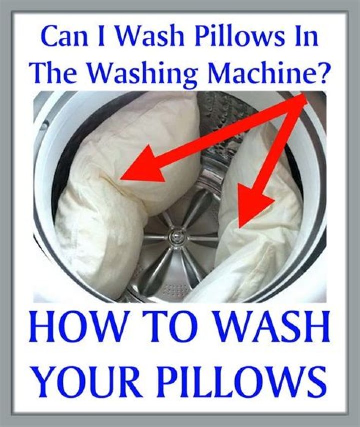 Can you put bed pillows in the washing machine?