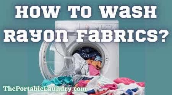 Can you put rayon in the washing machine?