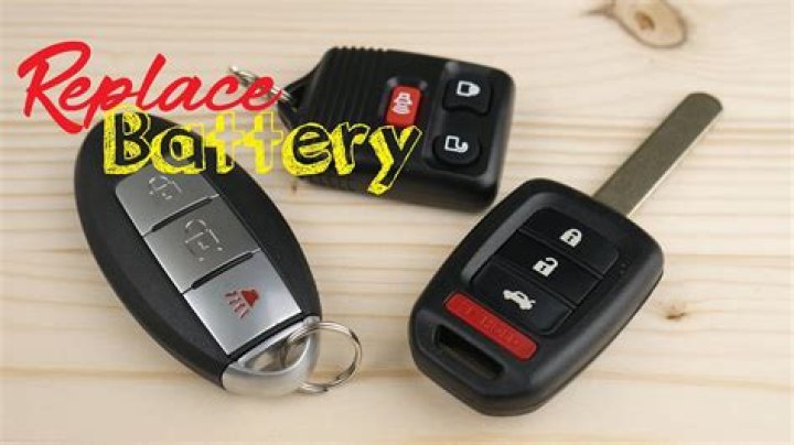 Can you replace the battery in a remote key fob?