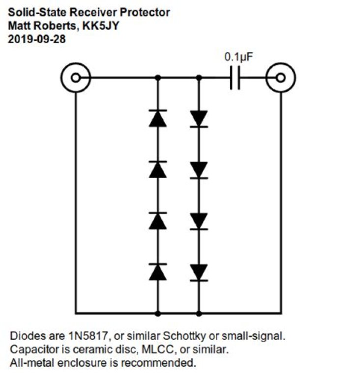 Can you switch out receiver protection while transmitting?