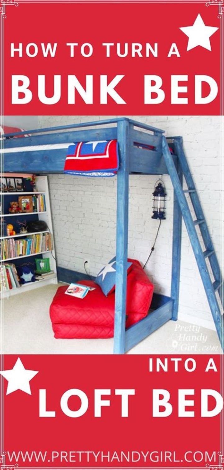 Can you turn a bunk bed into a regular bed?
