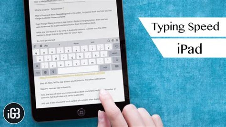 Can you type on an iPad like a laptop?