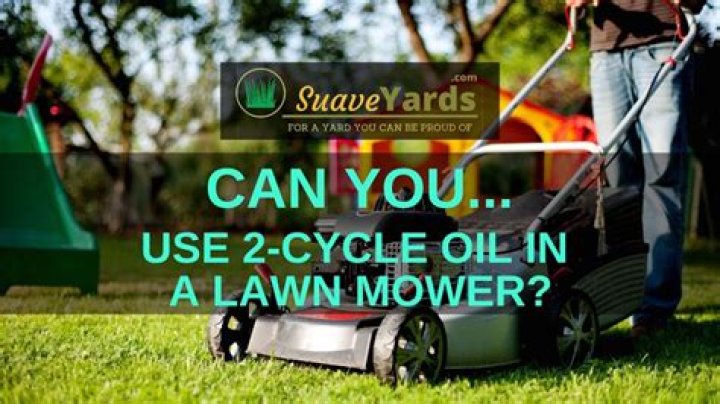 Can you use 2-cycle oil in a leaf blower?